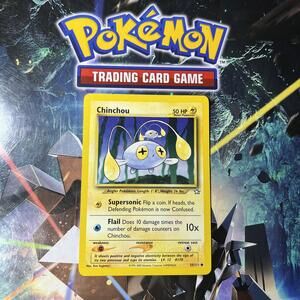 Chinchou 55/111 Neo Genesis Vintage Common Pokemon Card